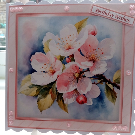 6x6 Quick Cards , Beautiful Florals 5 by Joyce Edwards