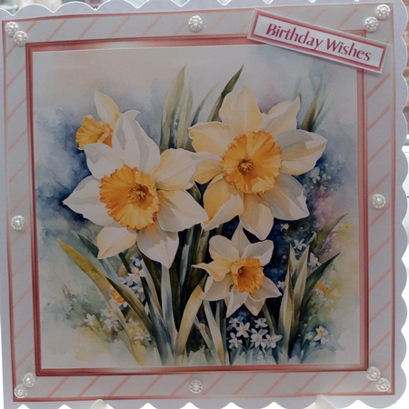 6x6 Quick Cards , Beautiful Florals 6 by Joyce Edwards