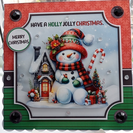 Holly Jolly Snowman by Joyce Edwards