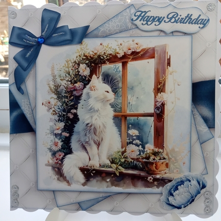 Cat In A Window Mini Kit by Joyce Edwards