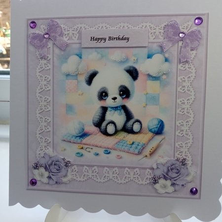 Quick Card Baby  Panda by Joyce Edwards