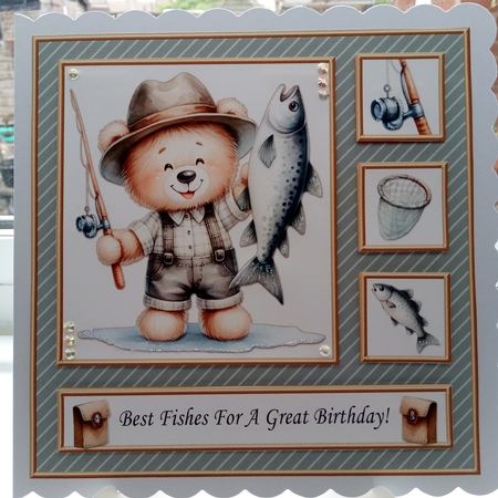 Best Fishes For A Great Birthday - Card Two by Joyce Edwards