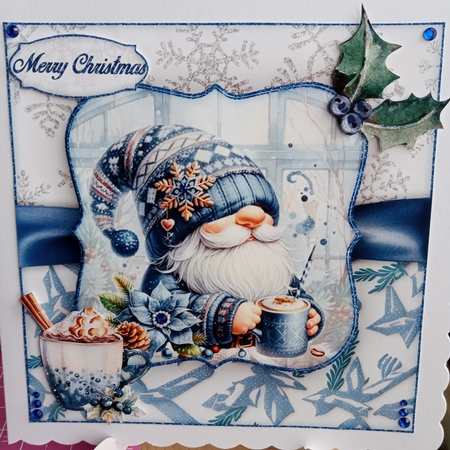 Cozy Gnome Mini Kit 7X7 by Joyce Edwards