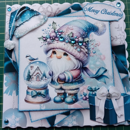 Winter Gnomes Mini Kit 7X7 by Joyce Edwards