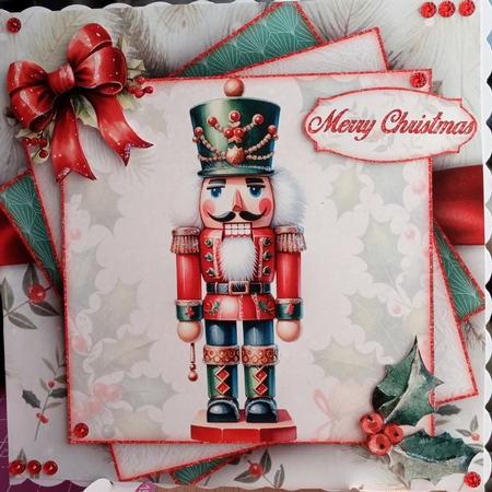 Nutcracker Christmas Mini Kit 7X7 by Joyce Edwards