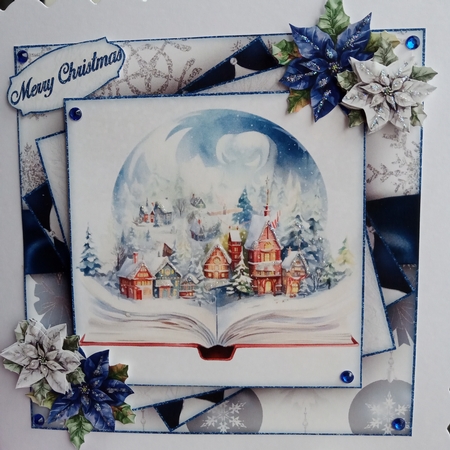 Winter Open Book Mini Kit 7x7 by Joyce Edwards