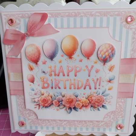 8x8 Birthday Celebration No.4 by Joyce Edwards