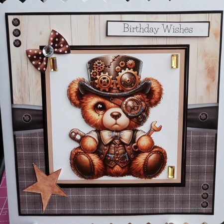 Steampunk Ted by Joyce Edwards