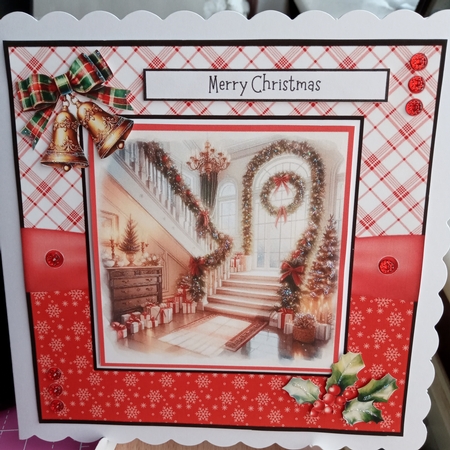 Festive Stairways by Joyce Edwards