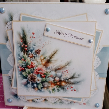 Winter Floral Sparkle No.9 by Joyce Edwards