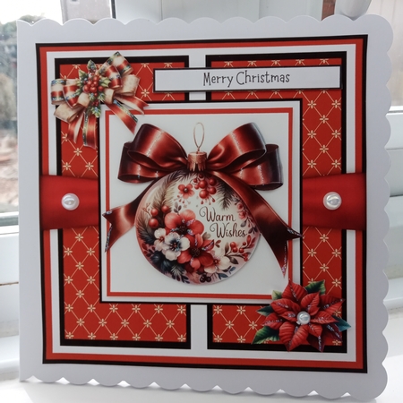 Warm Wishes Christmas Ornaments by Joyce Edwards