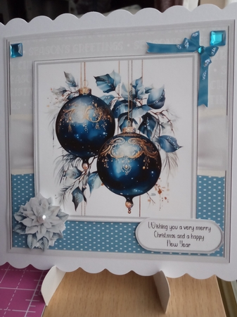 Festive Baubles by Joyce Edwards