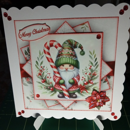 Festive Gnome Mini Ki 2 7X7 by Joyce Edwards