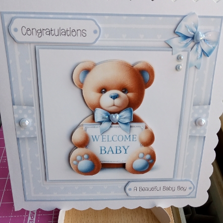 Baby Boy Bear by Joyce Edwards