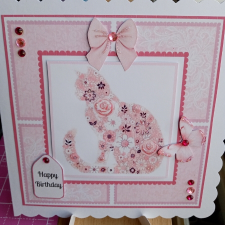 Floral Cats by Joyce Edwards
