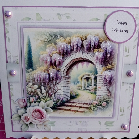 Wisteria Arches by Joyce Edwards