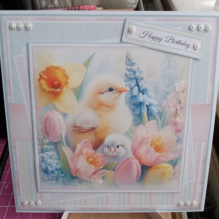 Spring Chicks Mini Page Kit by Joyce Edwards