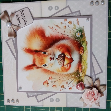 Cheeky Red Squirrels by Joyce Edwards