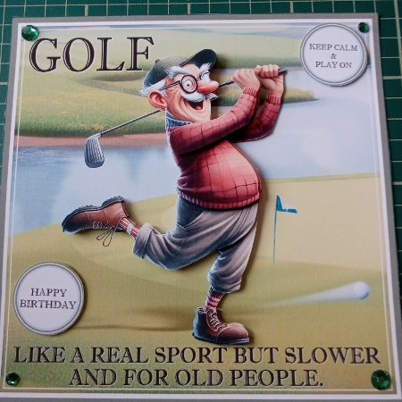 Golf mini kit by Joyce Edwards