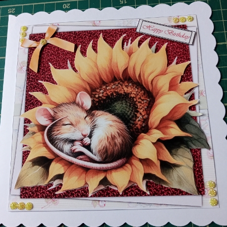 Sunflower mouse 2,  Mothers day and Birthday by Joyce Edwards