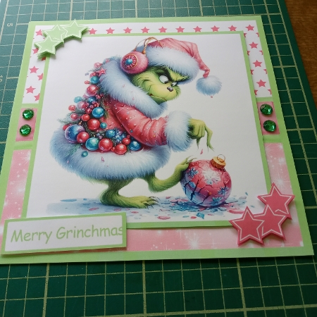 A Merry Grinchy Christmas Mini Kit 7x7 by Joyce Edwards