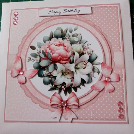 Pink Floral Corsages by Joyce Edwards