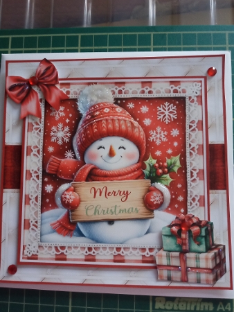 Jolly Snowman Mini Kit by Joyce Edwards