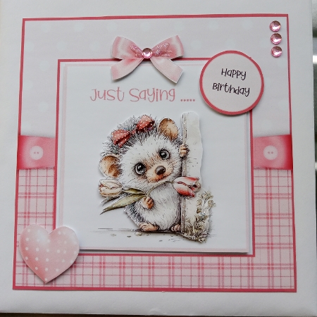 Just Saying - 6x6 Version by Joyce Edwards
