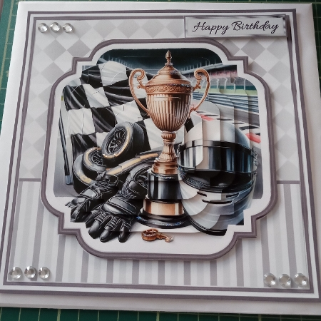 7x7 Formula 1 Winners Mini Pyramage Kit - x4 A4 sheets T7 by Joyce Edwards