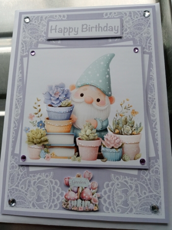 Garden Gnomes #1 Mini Kit 5x7 (3) by Joyce Edwards