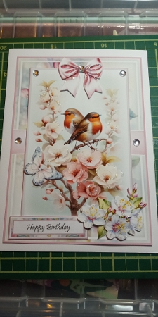 Cherry Blossom Robins Mini Kit  by Joyce Edwards