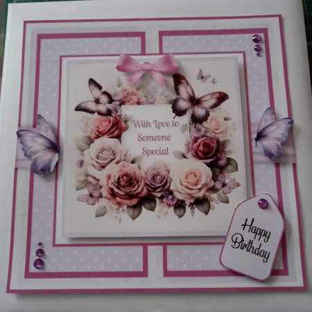 Butterfly Wishes - 6x6 and 5x7 Version by Joyce Edwards