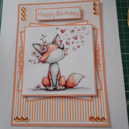 Spring Fox Mini Kit 5x7 (3) Plus Bonus by Joyce Edwards