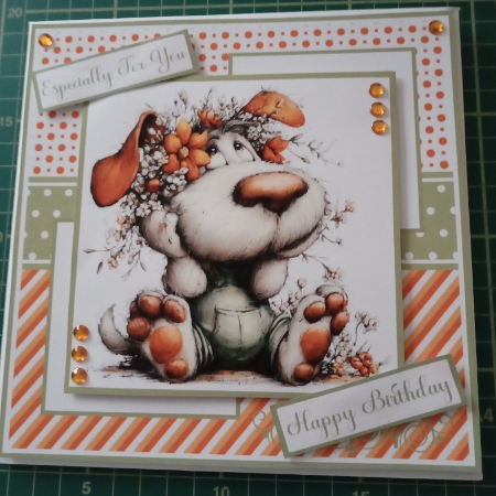 Spring Dogs #2 Mini Kit 7x7 (4) Plus Bonus *Customer Request* by Joyce Edwards