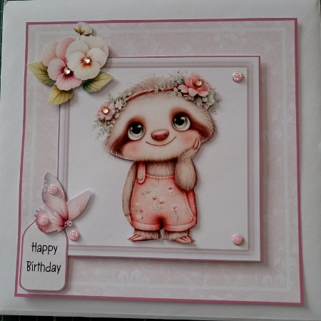 Adorable Sloths - 6x6 and 5x7 Version by Joyce Edwards