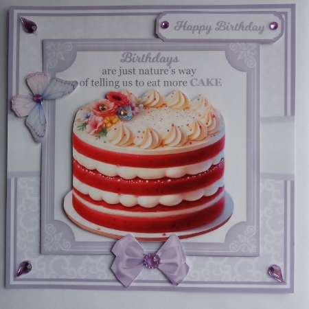 5x7 6x6 BIRTHDAY CAKES by Joyce Edwards