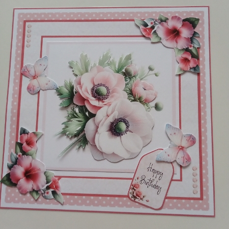 Amazing Anemones - 6x6 and 5x7 by Joyce Edwards
