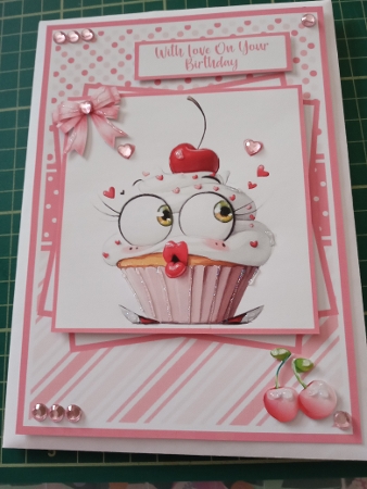 Quirky Cupcake Mini Kit 5x7 (3) by Joyce Edwards