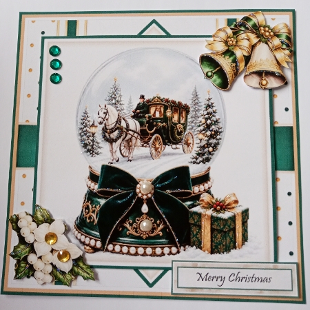 Christmas Snow Globe 2 Mini Kit by Joyce Edwards
