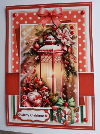 5x7 ~ Set Of 3 Lovely Christmas Greetings by Joyce Edwards