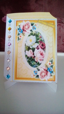 Pretty Vintage and Summer Roses Folded Book by Joyce Edwards