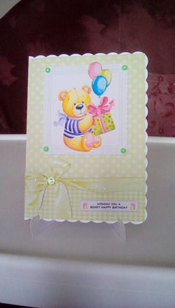Wishing You  Beary Happy Birthday by Joyce Edwards