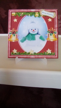 Rosy Nosed Snowman by Joyce Edwards