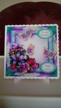 Art Nouveau Bright & Butterflies - Soft Gothic by Joyce Edwards