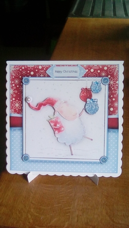 Wish Ewe A Merry Christmas Card Kit by Joyce Edwards