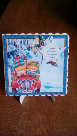 Happy Christmas Couple 4 mini kit by Joyce Edwards
