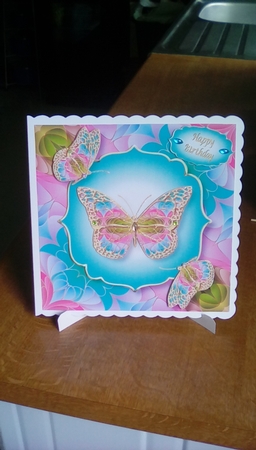 Art Nouveau Butterflies 8 by Joyce Edwards