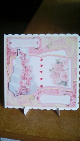 Opulent Simply Wedding Cake Mini Kit by Joyce Edwards