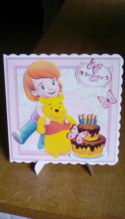 Pooh And Darby Birthday Girl by Joyce Edwards