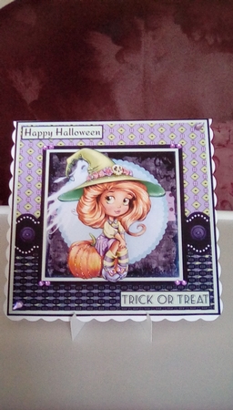 Adorable little witch mini kit by Joyce Edwards